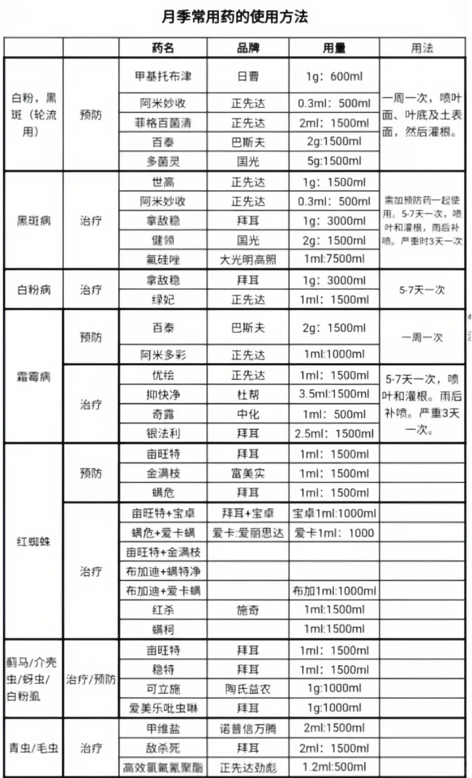 月季花噴什么農(nóng)藥最好